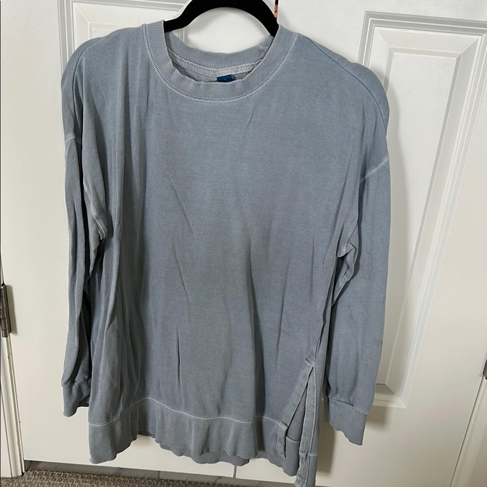 Old Navy Blue Sweatshirt with Side Slits